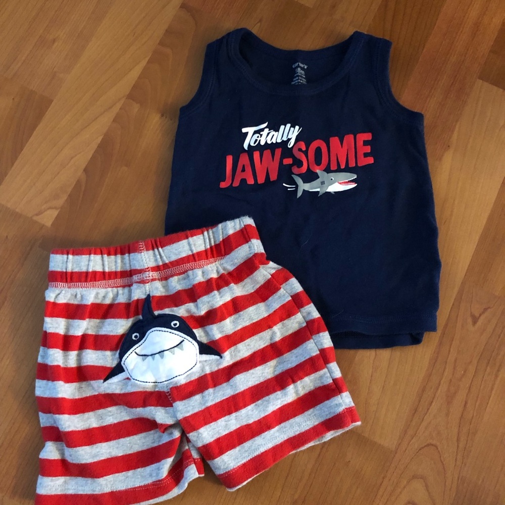 baby boy shark set